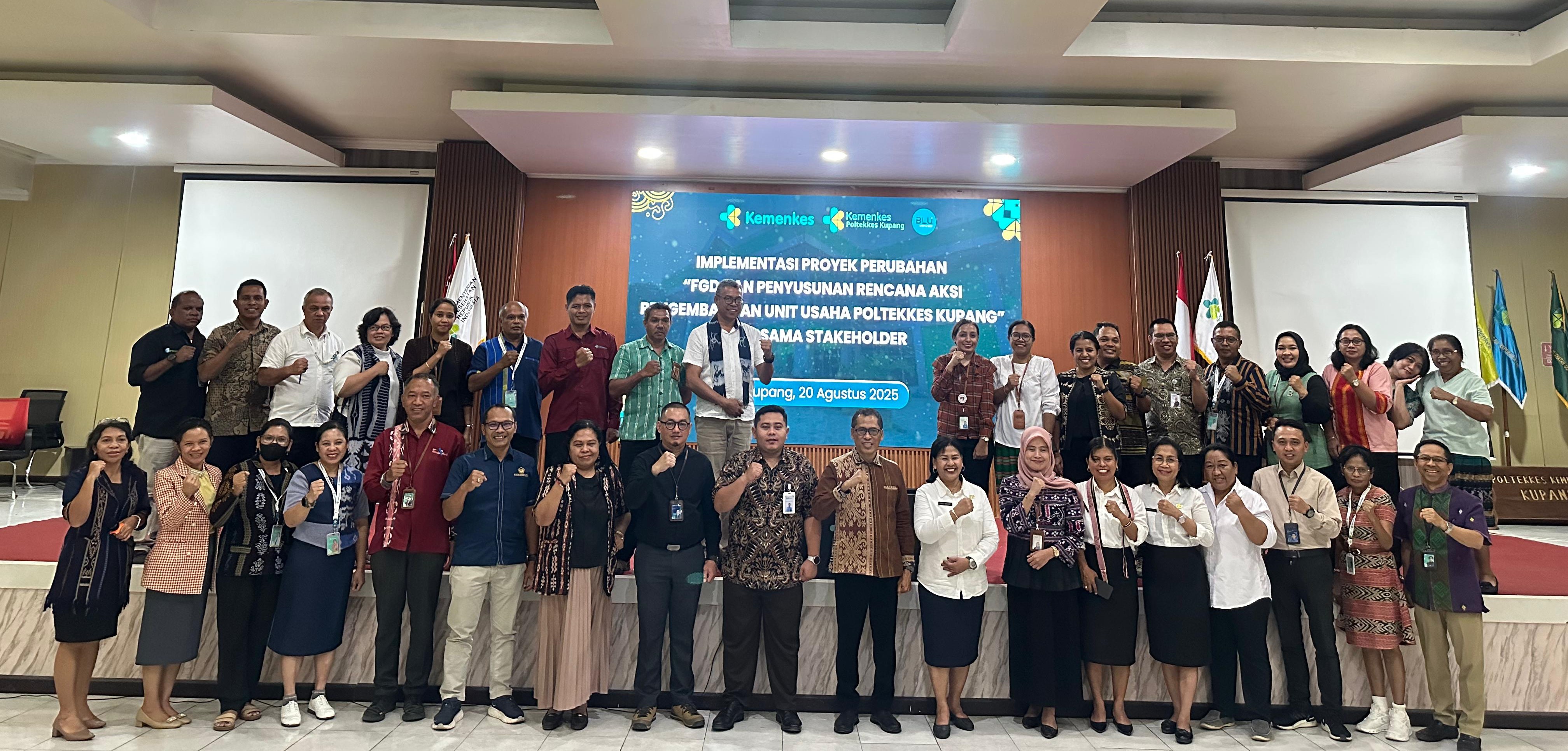 Poltekkes Kemenkes Kupang Gelar FGD untuk Penguatan Unit Usaha Menuju Kemandirian BLU