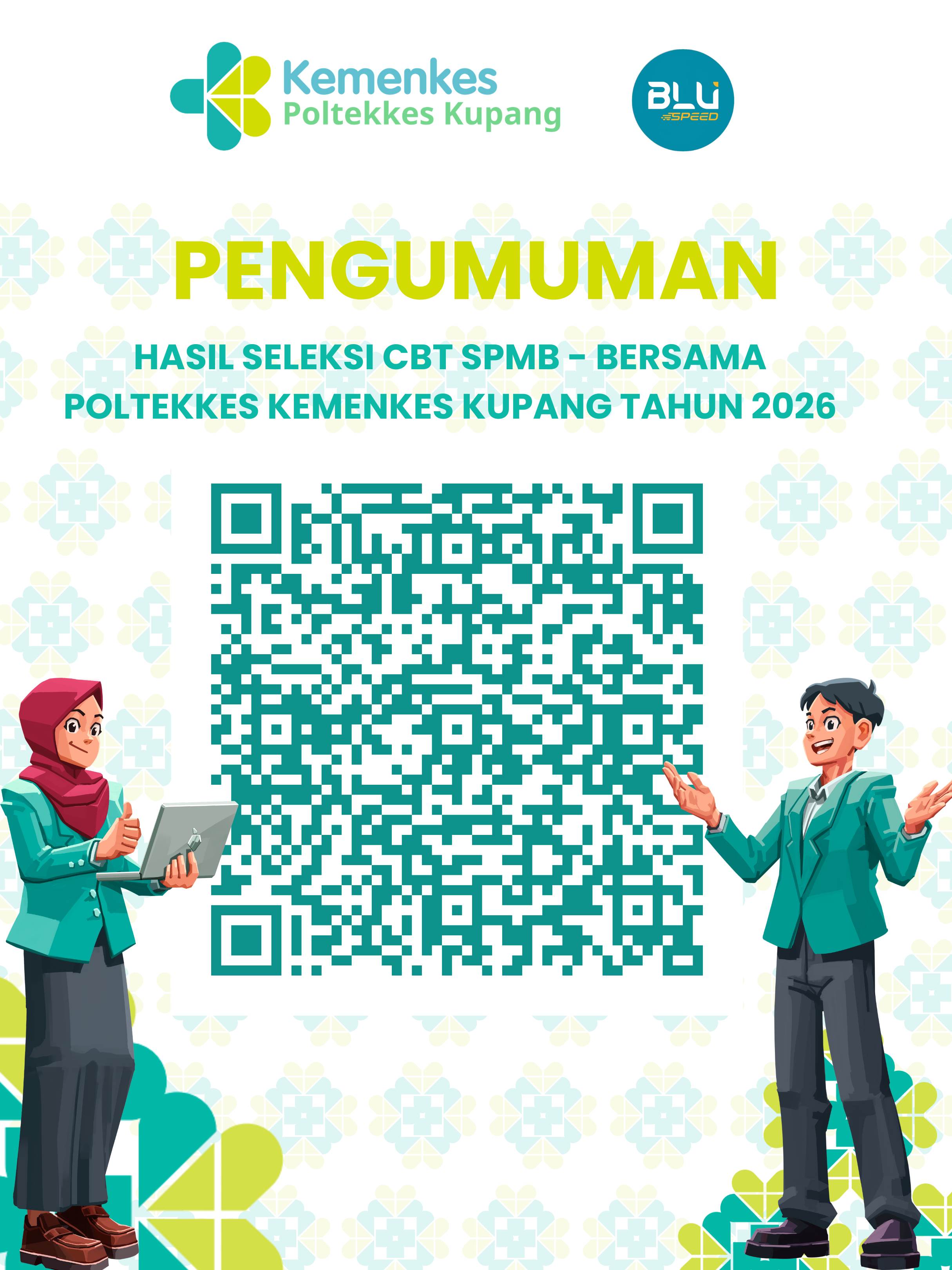 PENGUMUMAN HASIL SELEKSI CBT SPMB - BERSAMA POLTEKKES KEMENKES KUPANG TAHUN TAHUN 2026