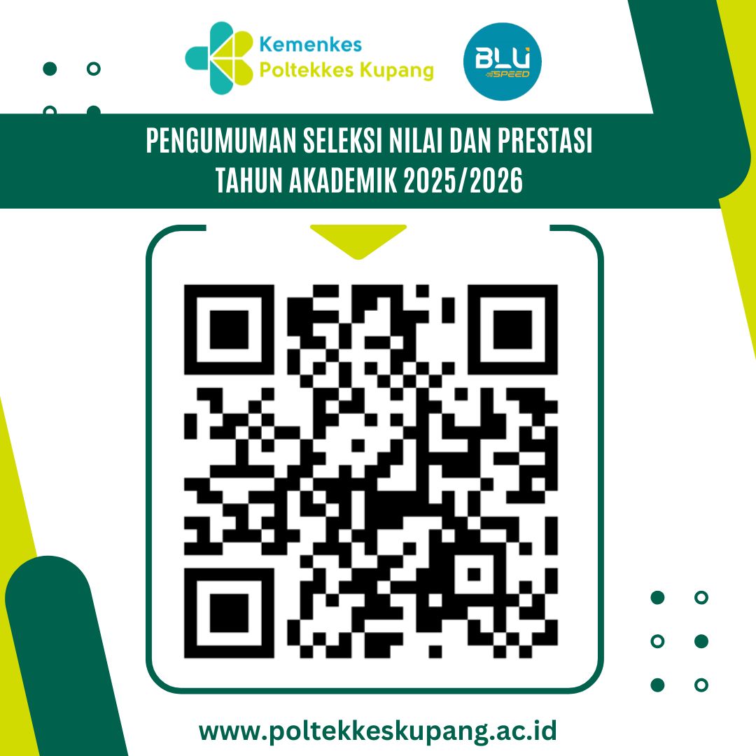 Pengumuman Hasil Seleksi Nilai Dan Prestasi  Poltekkes Kupang Tahun Akademik 2025/2026