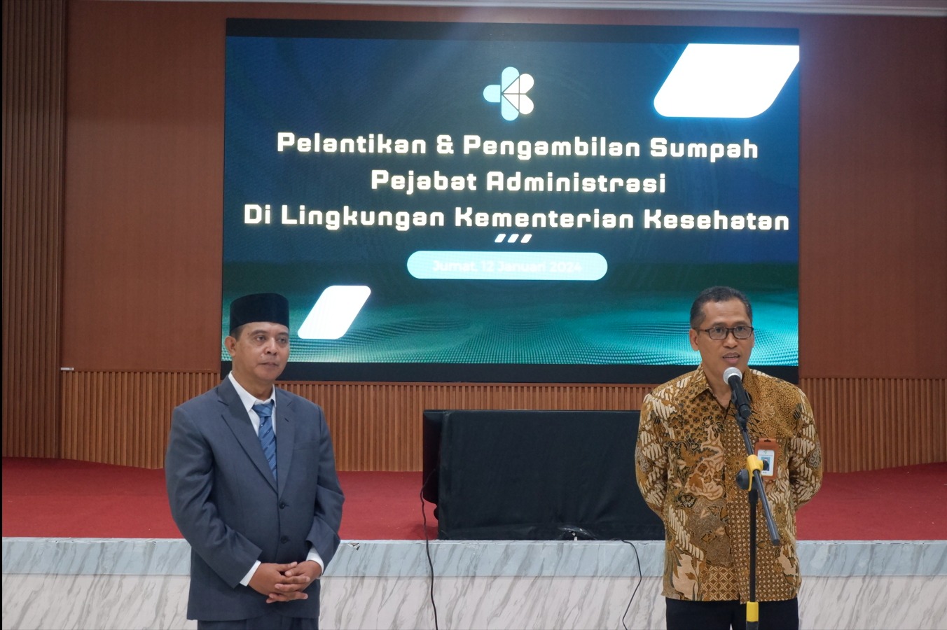 PELANTIKAN PEJABAT ADMINISTRASI DI LINGKUNGAN KEMENTERIAN KESEHATAN RI
