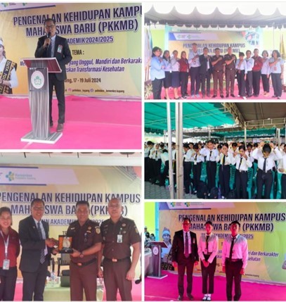 POLTEKKES KEMENKES KUPANG GELAR PKKMB TAHUN AKADENIK 2024/2025