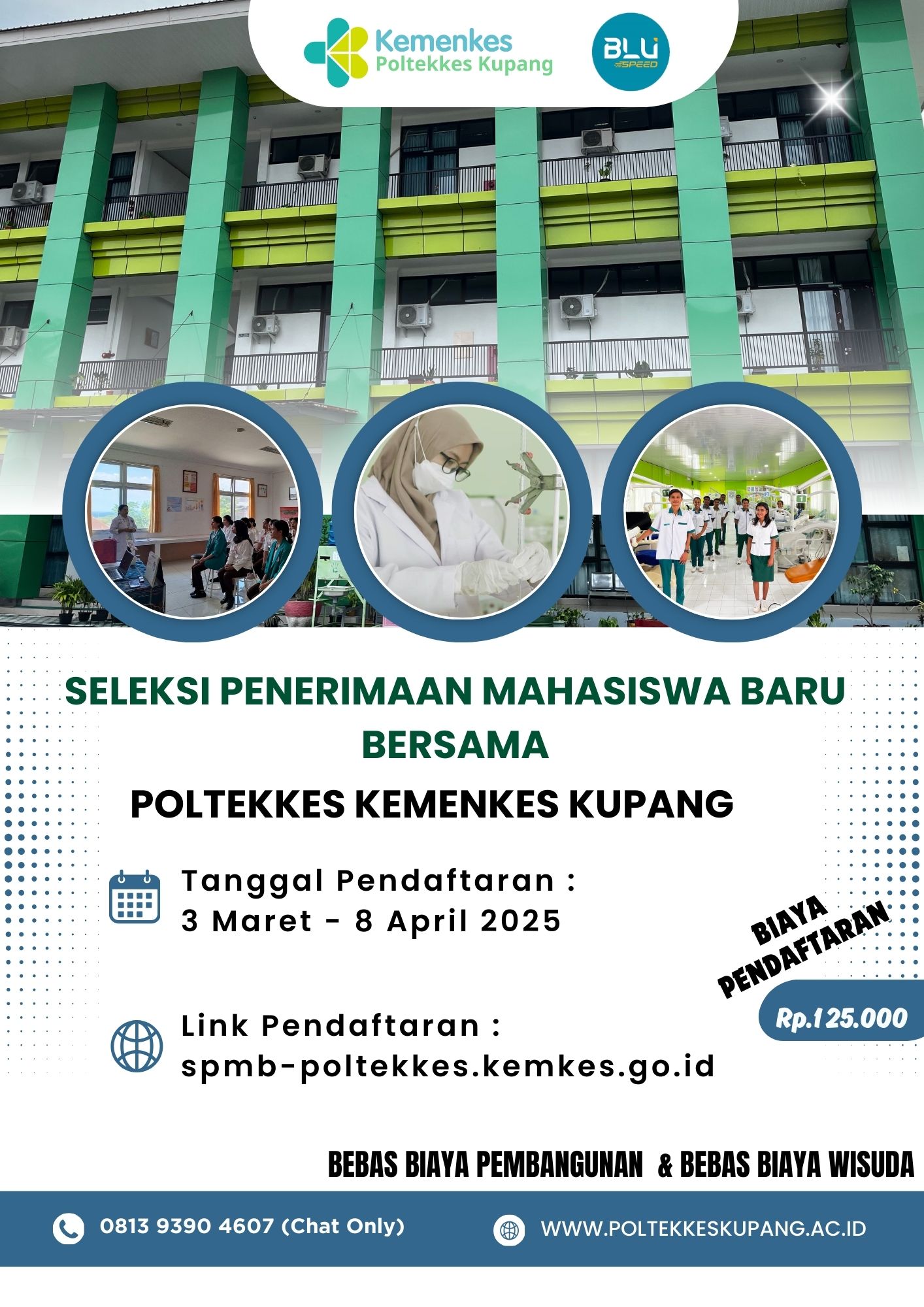 Seleksi Penerimaan Mahasiswa Baru SPMB BERSAMA Poltekkes Kupang Tahun 2025