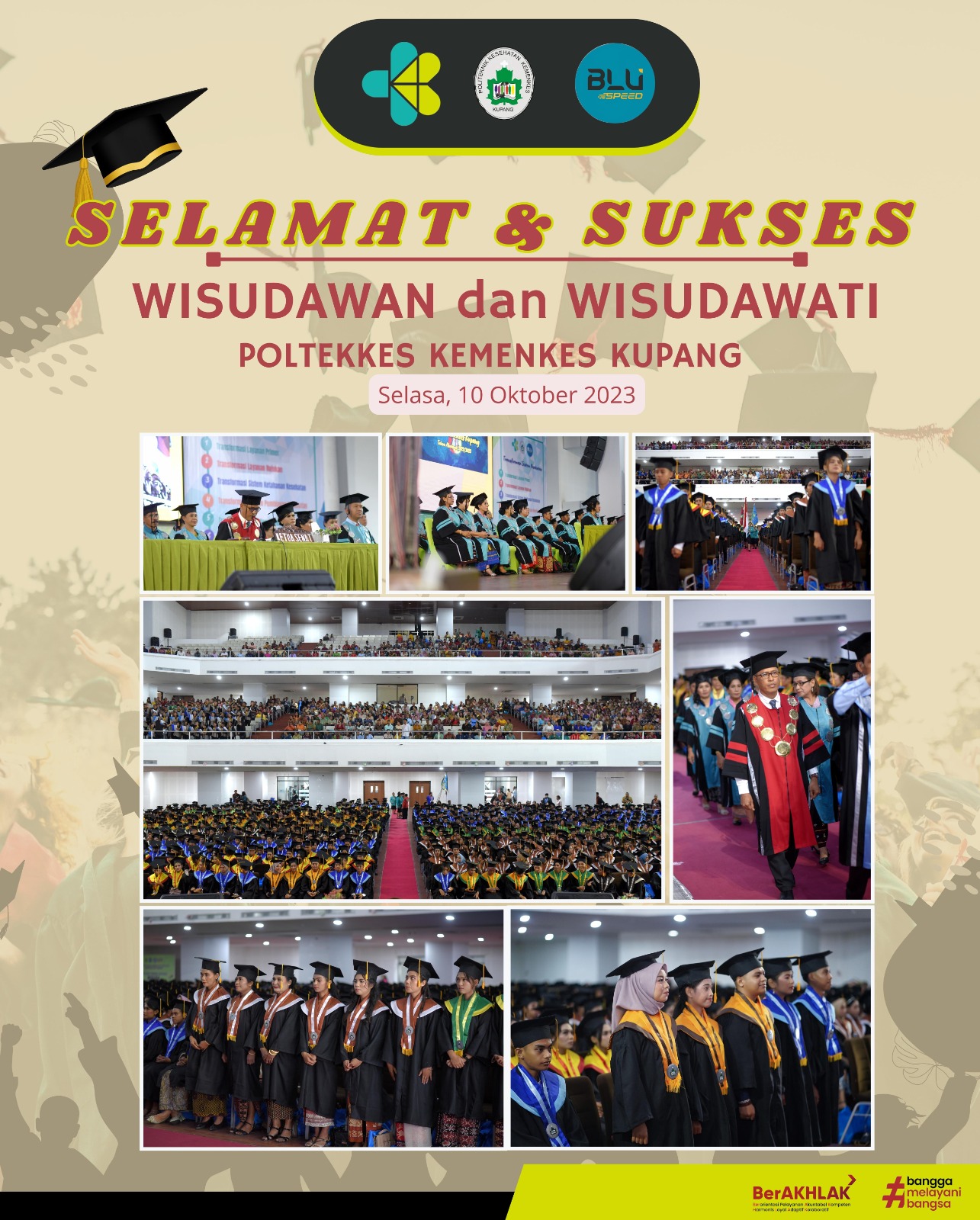 Wisuda Poltekkes Kemenkes Kupang TA 2022/2023