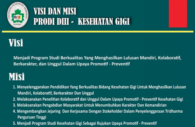 Prodi DIII Kesehatan Gigi